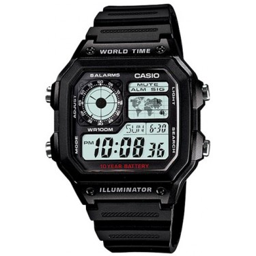 Мужские спортивные наручные часы Casio Sport, Pro Trek AE-1200WH-1A